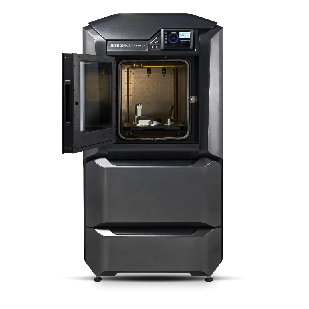 Abbildung eines F190 CR 3D-Druckers der Firma Stratasys. Die grubster GmbH ist ihr Stratasys Silver Partner für industrielle 3D-Drucksysteme und berät Sie gerne umfassend